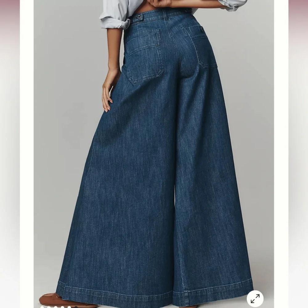 Pilcro High-Rise Wide-Leg Jeans - Picture 6 of 6